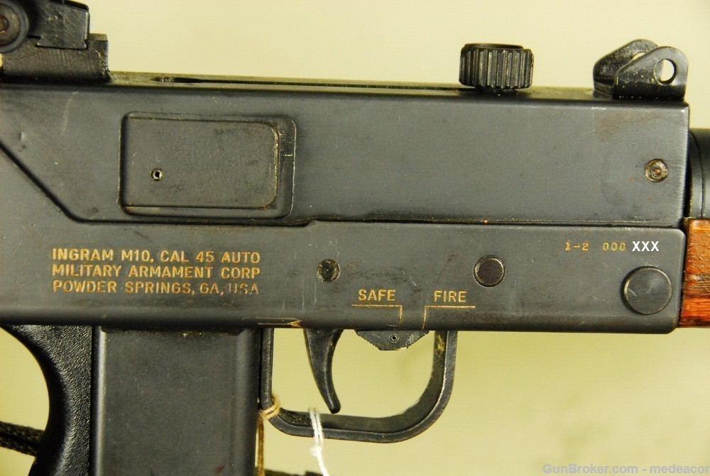 MAC M10 L.R. ASSAULT SUBMACHINE GUN - rare-img-9