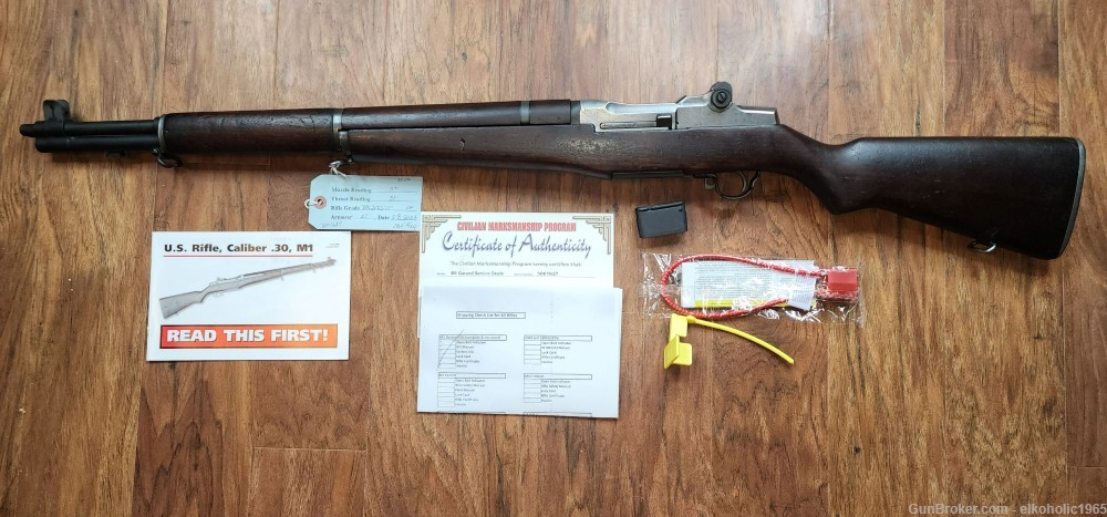 Springfield Armory M1 Garand CMP Arsenal Certified 30-06 Service Grade 1944-img-7