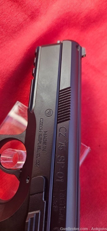  CZ 75 SP-01 TACTICAL 9MM 4.6” BBL. 10 ROUND MAGS. BLACK NEW -img-10