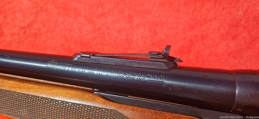 WINCHESTER M1300 RANGER 12 GA 3” 21” SLUG GUN BLUED EXC. COND.-img-8