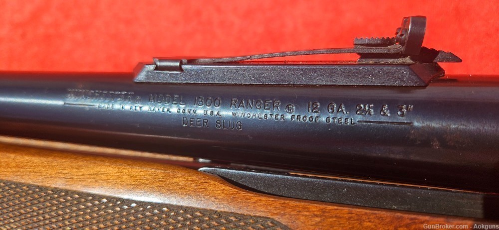 WINCHESTER M1300 RANGER 12 GA 3” 21” SLUG GUN BLUED EXC. COND.-img-9