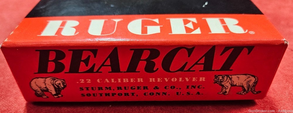 RUGER BEARCAT .22LR 4” BBL. BLUED. EXC. COND. IN BOX COLLECTABLE-img-2