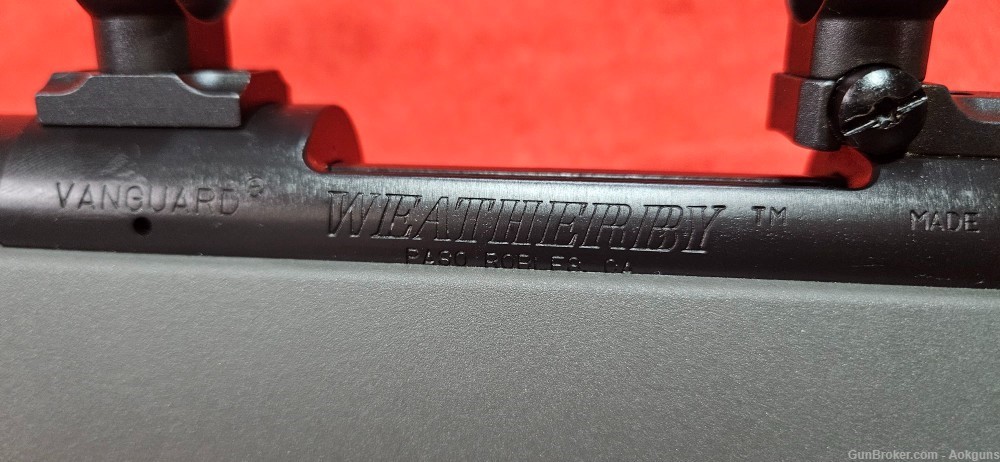 WEATHERBY VANGUARD .22-250 REM 23” BBL. GREY, EXC. COND.-img-7