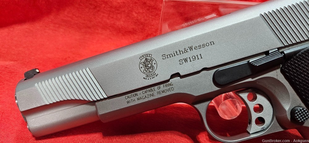 SMITH & WESSON 1911 .45 ACP 5” BBL SS EXCELLENT COND. DON'T MISS OUT-img-11