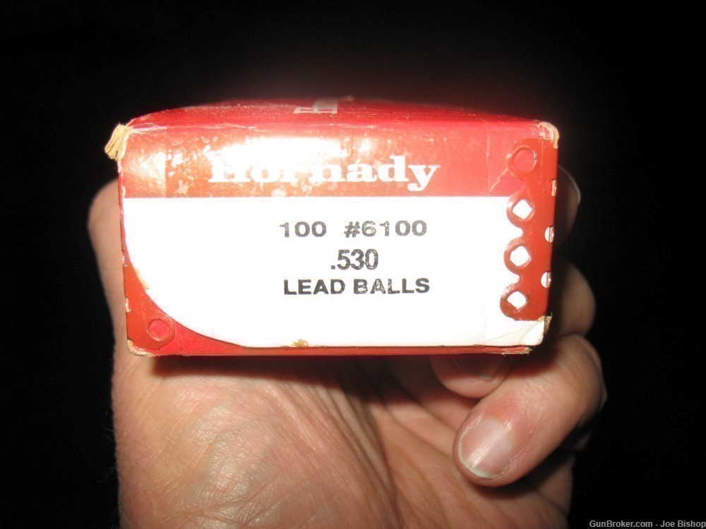 Hornady .530 cal Lead Balls, 100ct-img-0