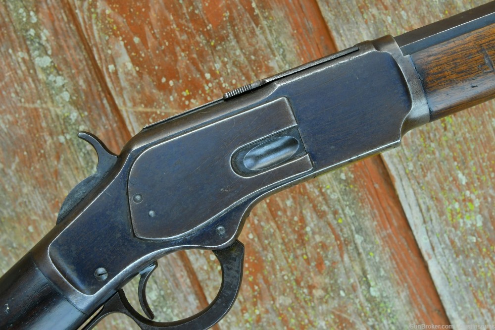 SHARP, ANTIQUE Winchester Model 1873 Rifle - 32 WCF-img-5
