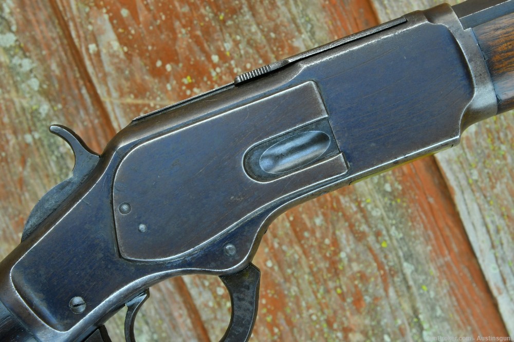 SHARP, ANTIQUE Winchester Model 1873 Rifle - 32 WCF-img-6