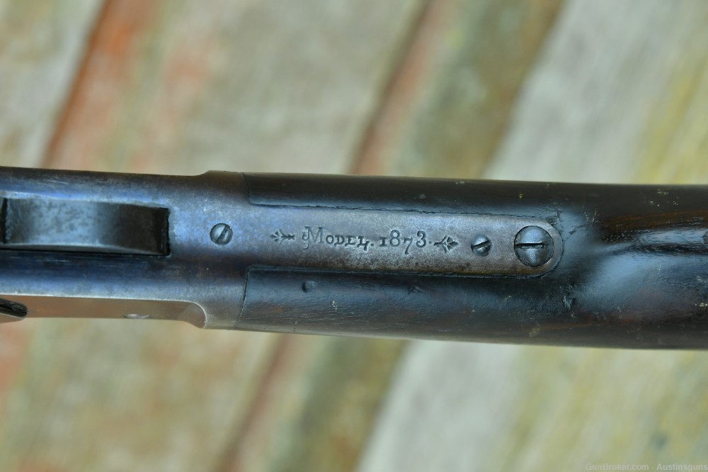 SHARP, ANTIQUE Winchester Model 1873 Rifle - 32 WCF-img-9
