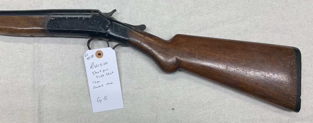 PENNY Riverside Arms 12 ga Gauge Single Shot Hammer Shotgun 30" bbl Curio-img-4