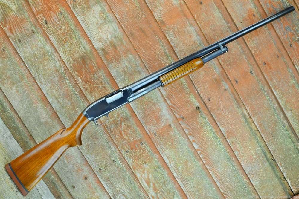 SCARCE Winchester Model 12 - HEAVY DUCK - *SOLID RIB BARREL*-img-1