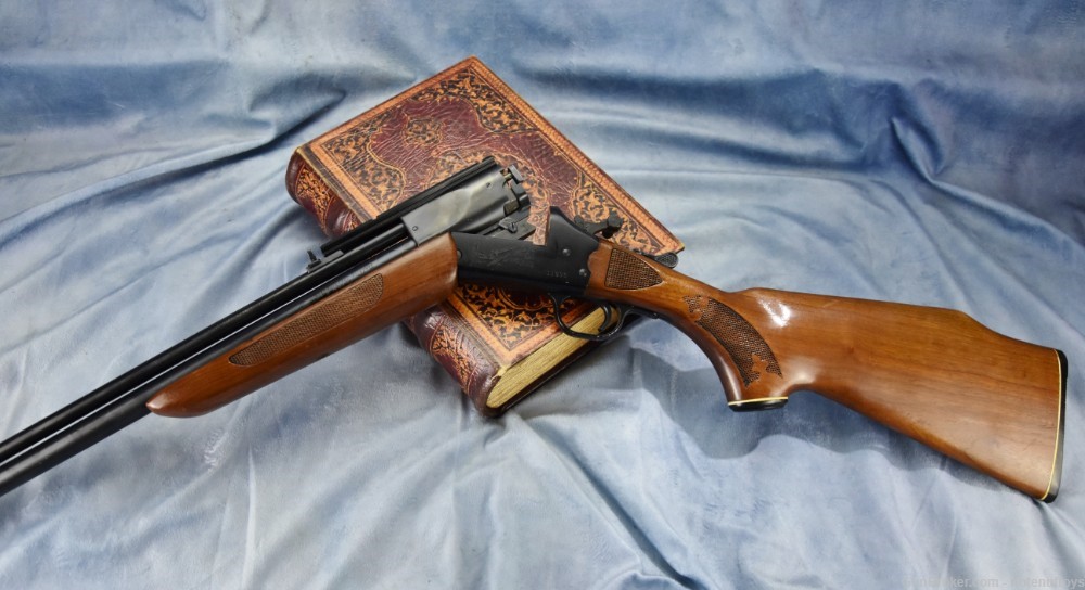 Combo Gun Savage 24v .222 rifle AND .20 ga shotgun RARE ENGRAVED model -img-6