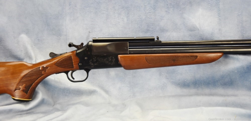 Combo Gun Savage 24v .222 rifle AND .20 ga shotgun RARE ENGRAVED model -img-20