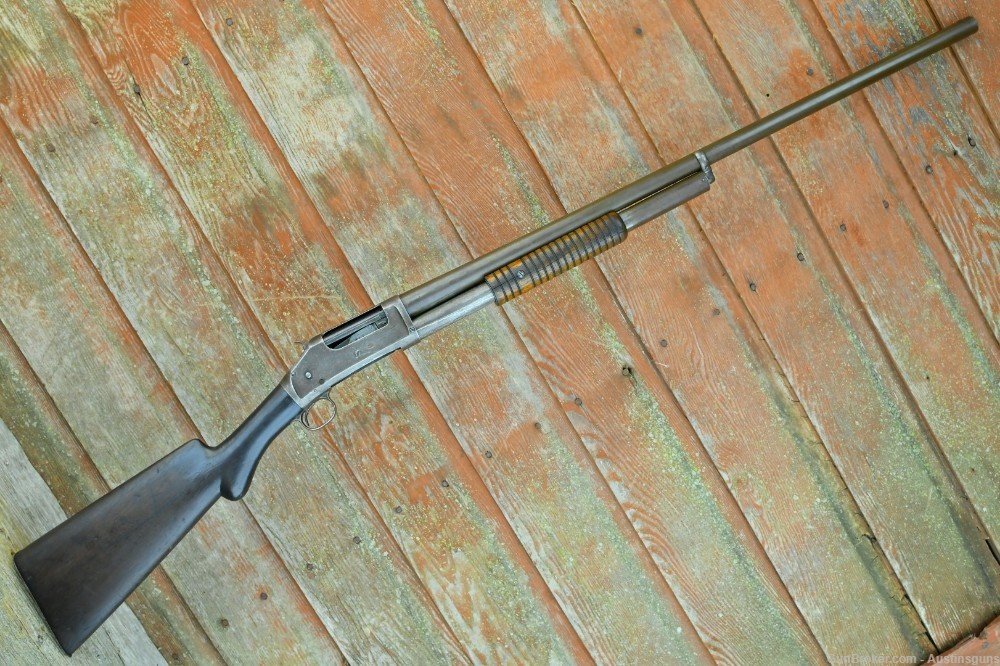 SCARCE, 1ST YEAR ANTIQUE Winchester Model 1897 Shotgun - 12 GA-img-12
