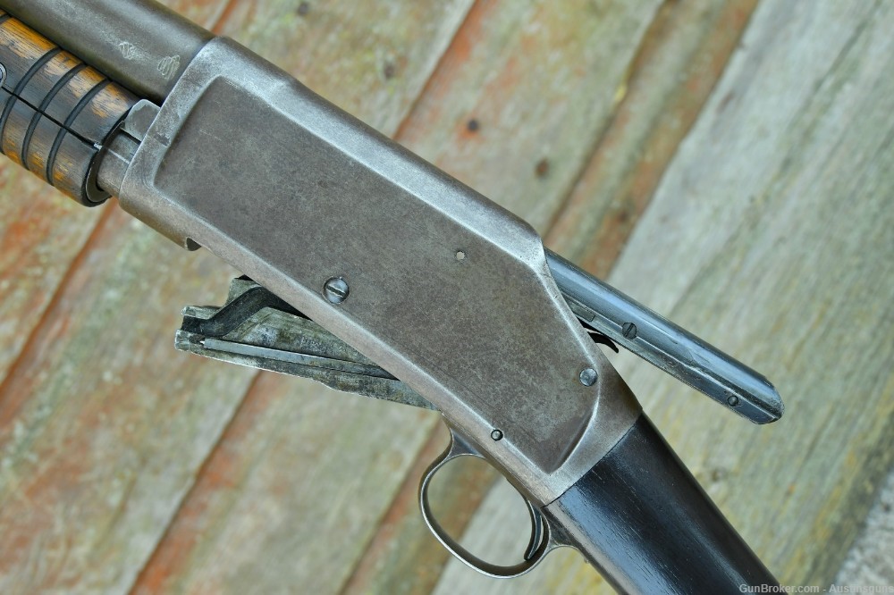 SCARCE, 1ST YEAR ANTIQUE Winchester Model 1897 Shotgun - 12 GA-img-46