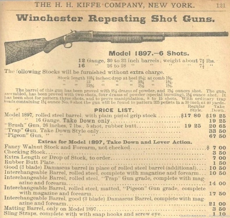 SCARCE, 1ST YEAR ANTIQUE Winchester Model 1897 Shotgun - 12 GA-img-11