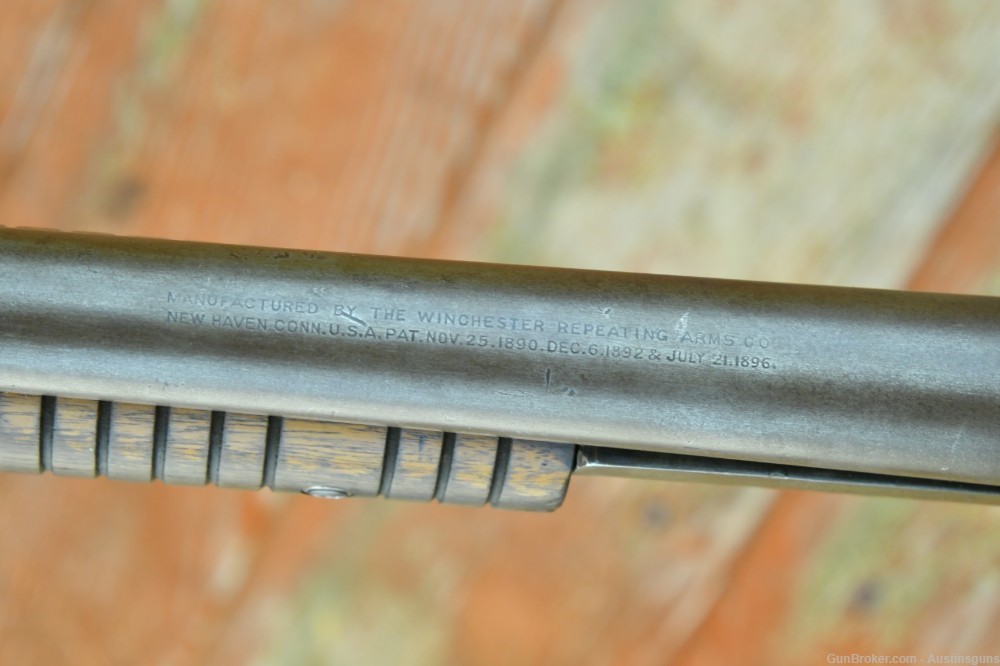 SCARCE, 1ST YEAR ANTIQUE Winchester Model 1897 Shotgun - 12 GA-img-9