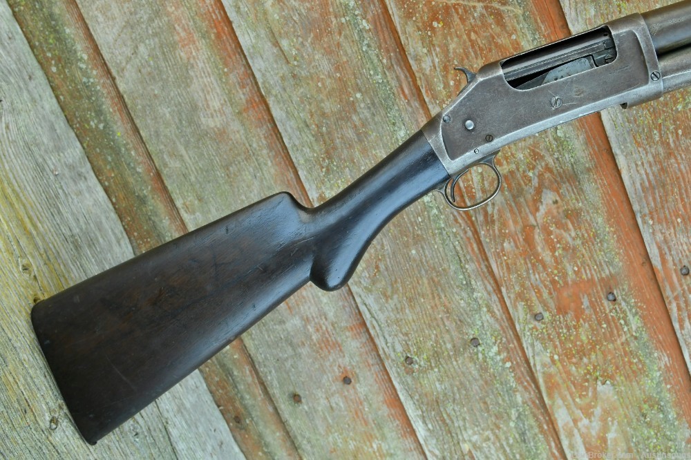 SCARCE, 1ST YEAR ANTIQUE Winchester Model 1897 Shotgun - 12 GA-img-13