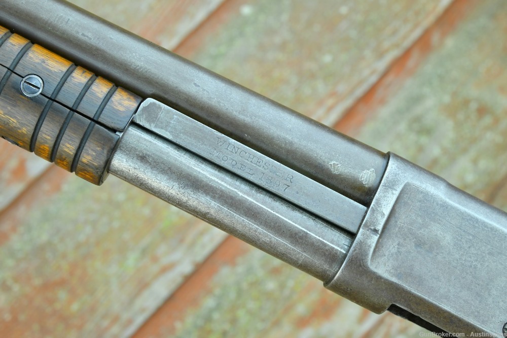 SCARCE, 1ST YEAR ANTIQUE Winchester Model 1897 Shotgun - 12 GA-img-32