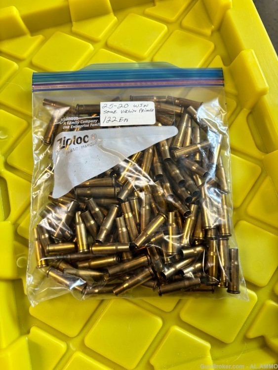 120ct 25/20 brass fired ww super headstamp 25-20 win -img-0