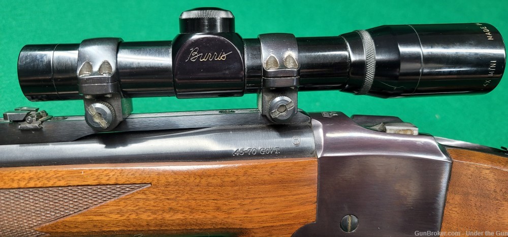 Ruger No.1 47-70 Gov't 22" w Burris 4x scope-img-7