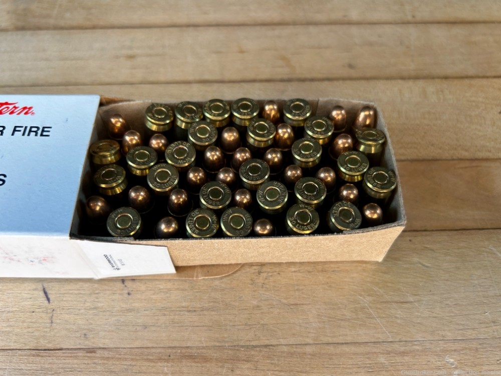 Winchester .30 Luger 7.65MM 93 Grain Brass Case Ammo (1 Box) 50 Round X30LP-img-2