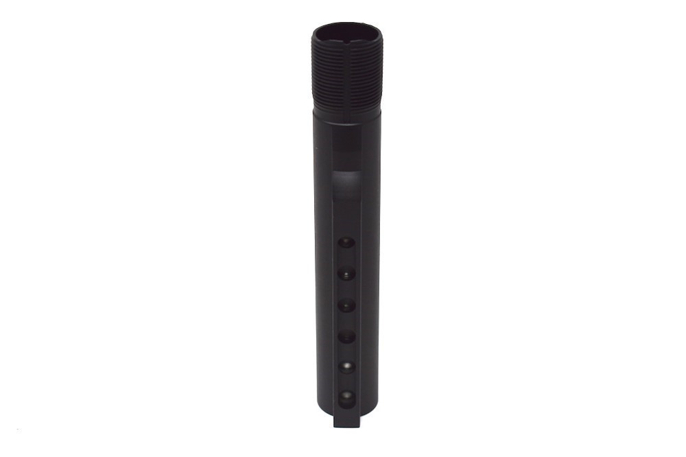 AR15 Mil-Spec Buffer Tube Black Carbine length 6 position-img-1