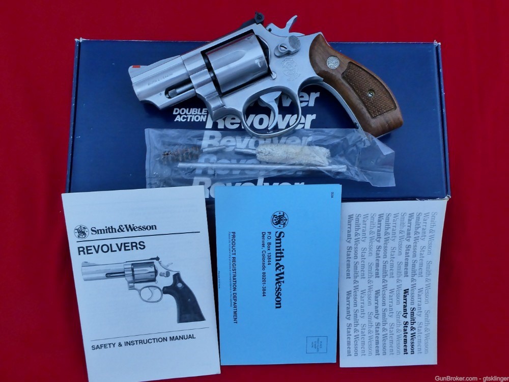 Smith & Wesson 66-2 original box 2½" barrel .357 mag excellent S&W RARE -img-25
