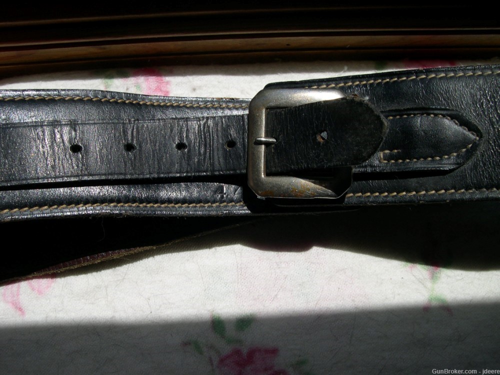 Vintage George Lawrence Holster/Belt Rig, Black - Colt SAA 44/45 -img-5