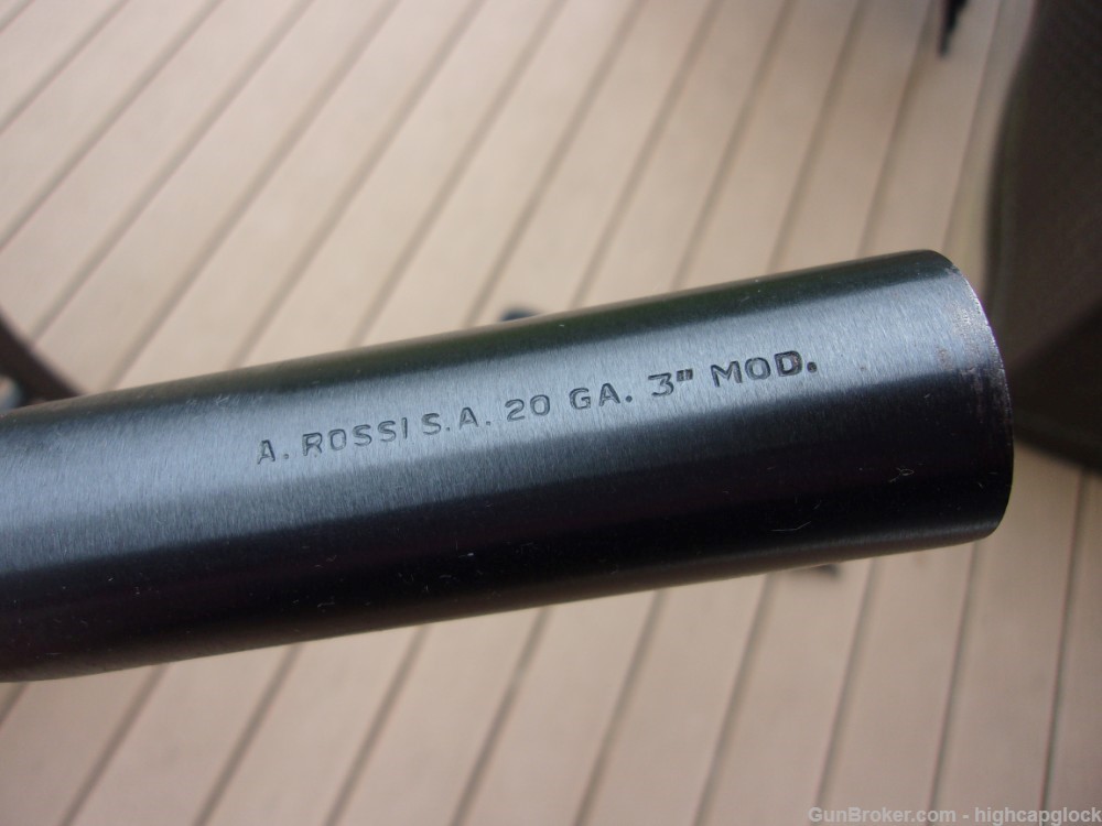 Rossi .22lr & 20ga Rifle & Shotgun Single Shot COMBO Gun w/ Case $1START   -img-18