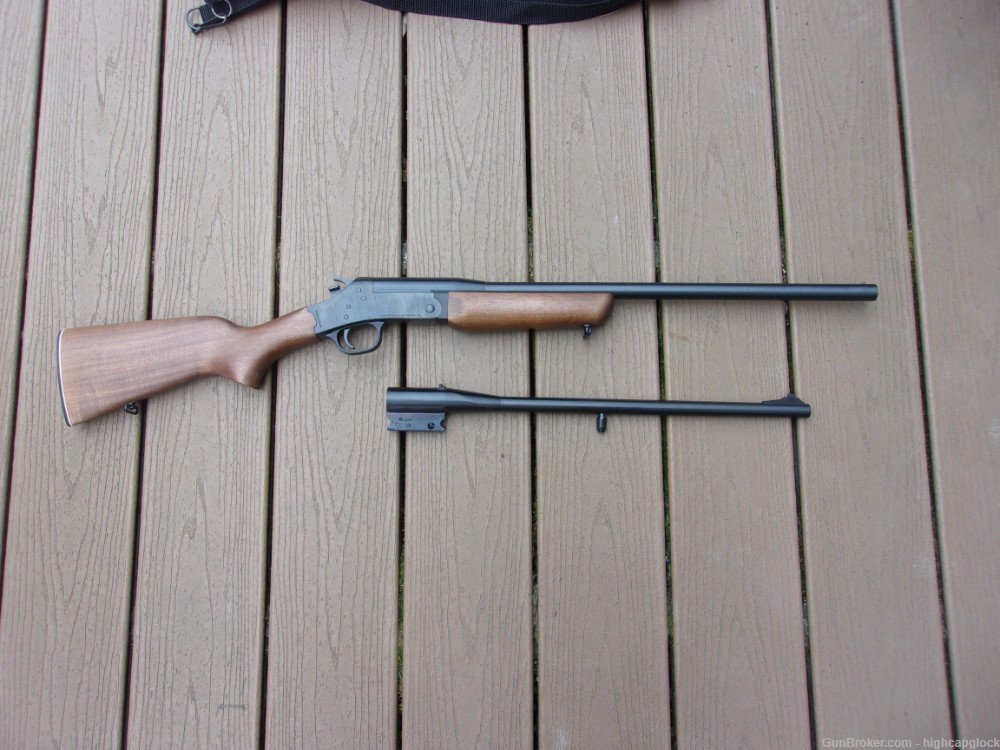 Rossi .22lr & 20ga Rifle & Shotgun Single Shot COMBO Gun w/ Case $1START   -img-3