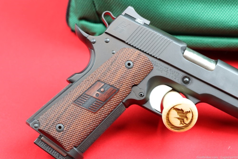 Nighthawk Custom 1911 HEINIE TACTICAL CARRY, 5" .45 ACP  Like New Condition-img-2