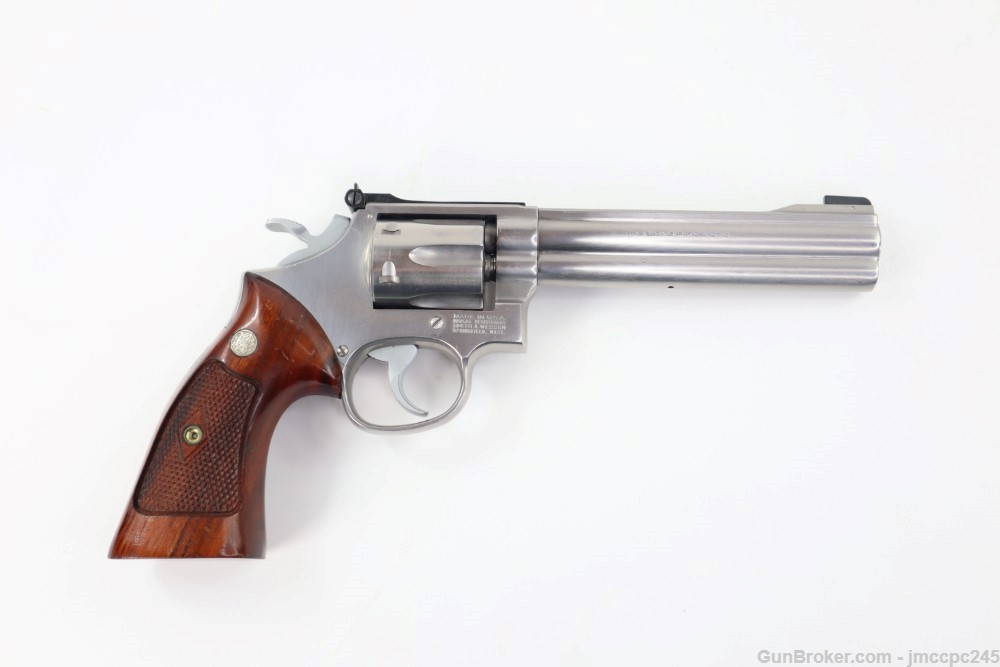 Rare Nice Stainless Smith & Wesson 617 No Dash .22 LR Revolver W/ 6" Barrel-img-13