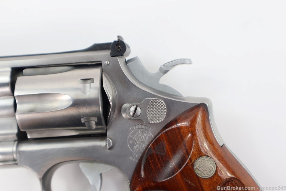 Rare Nice Stainless Smith & Wesson 617 No Dash .22 LR Revolver W/ 6" Barrel-img-8