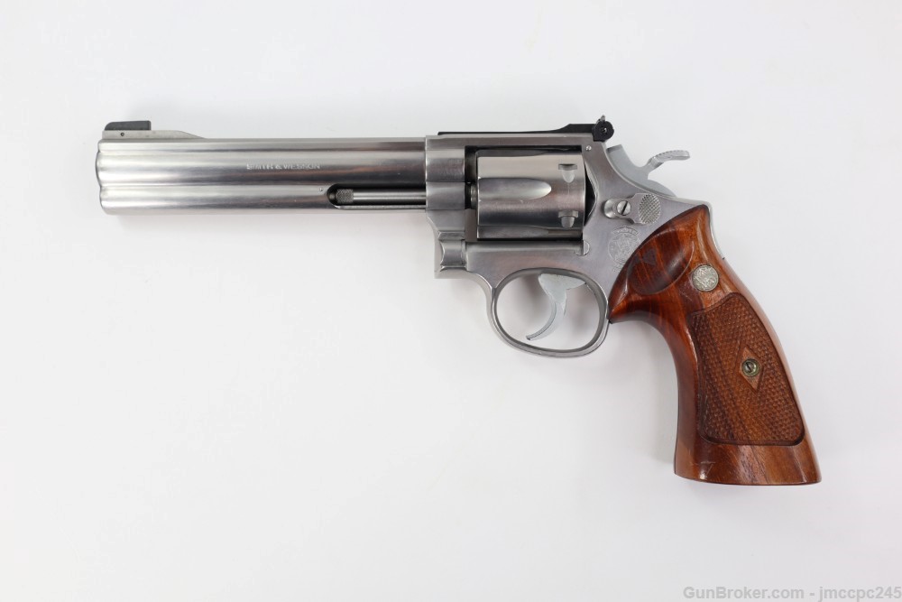 Rare Nice Stainless Smith & Wesson 617 No Dash .22 LR Revolver W/ 6" Barrel-img-6
