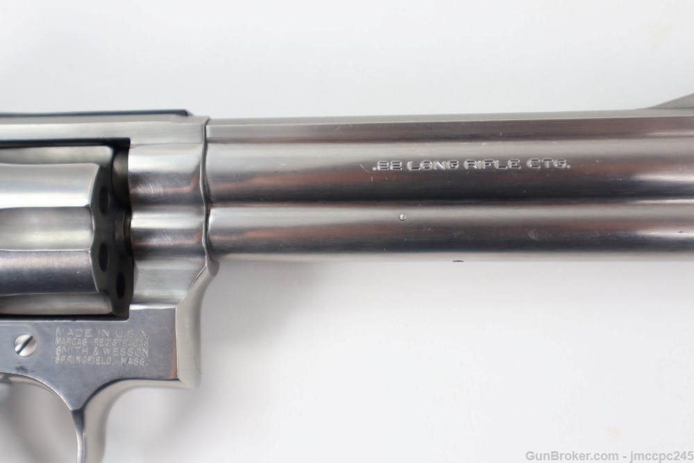 Rare Nice Stainless Smith & Wesson 617 No Dash .22 LR Revolver W/ 6" Barrel-img-18