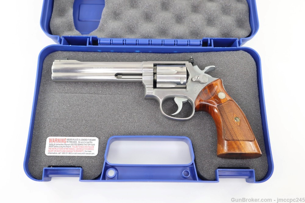 Rare Nice Stainless Smith & Wesson 617 No Dash .22 LR Revolver W/ 6" Barrel-img-3