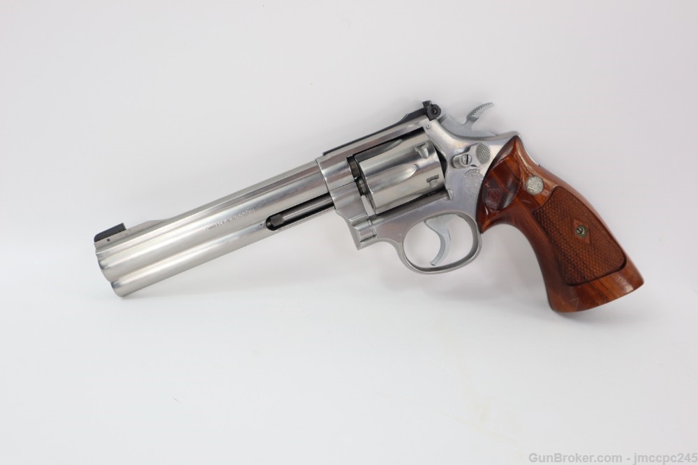 Rare Nice Stainless Smith & Wesson 617 No Dash .22 LR Revolver W/ 6" Barrel-img-4