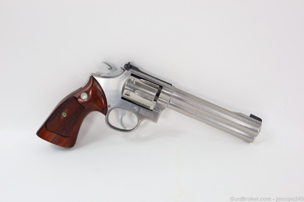 Rare Nice Stainless Smith & Wesson 617 No Dash .22 LR Revolver W/ 6" Barrel-img-5