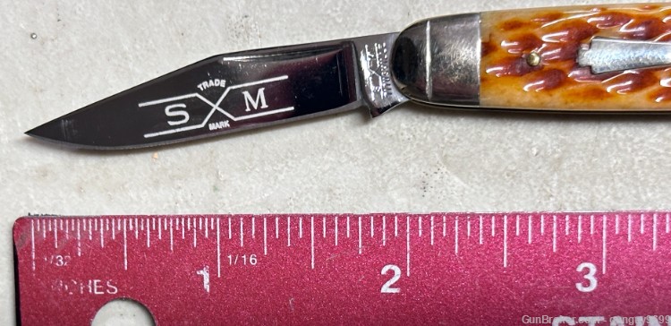 Schatt & Morgan Queen Cutlery S&M Keystone Serpentine Knife 042103-img-2