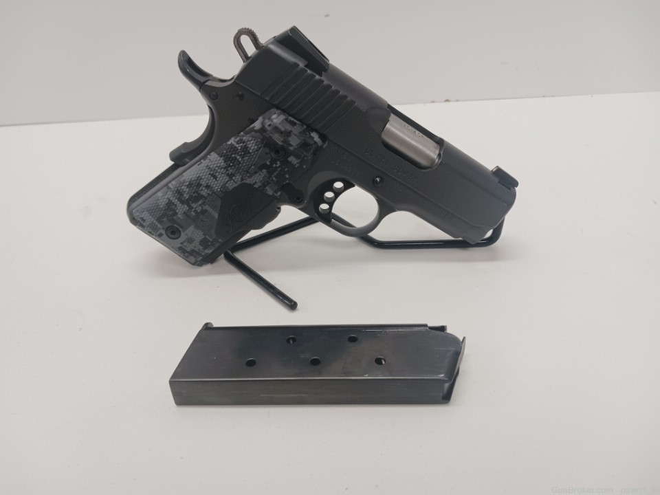 Kimber Ultra Corvert 45ACP With 1 7RD mag, and Laser Grip-img-9