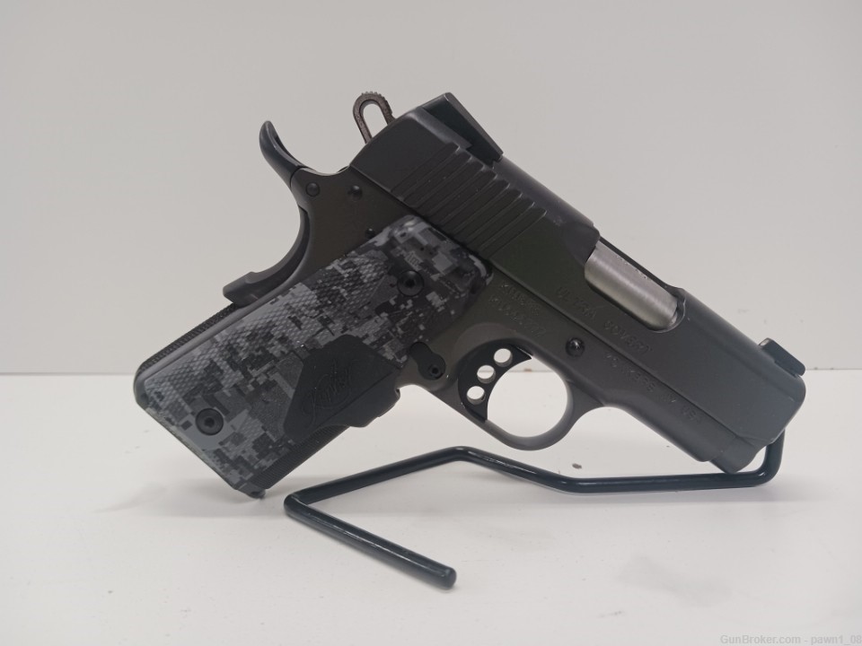 Kimber Ultra Corvert 45ACP With 1 7RD mag, and Laser Grip-img-3