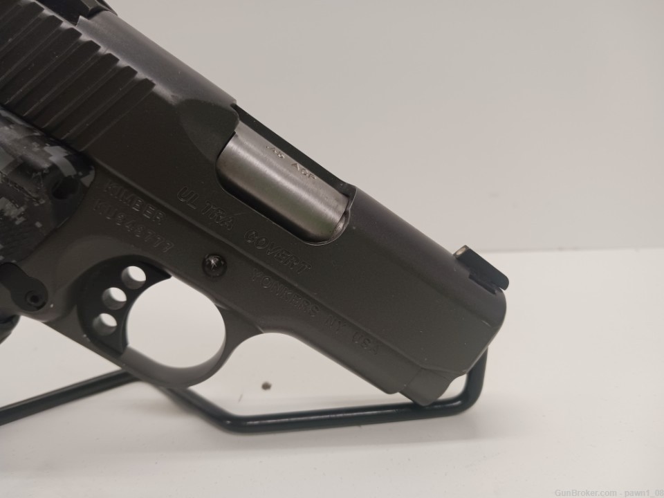 Kimber Ultra Corvert 45ACP With 1 7RD mag, and Laser Grip-img-5