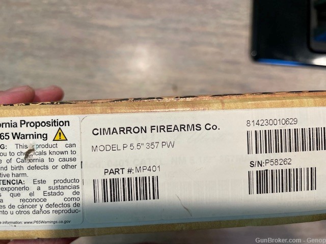 Cimarron .357 Magnum Model P  5 1/2" barrel-img-2