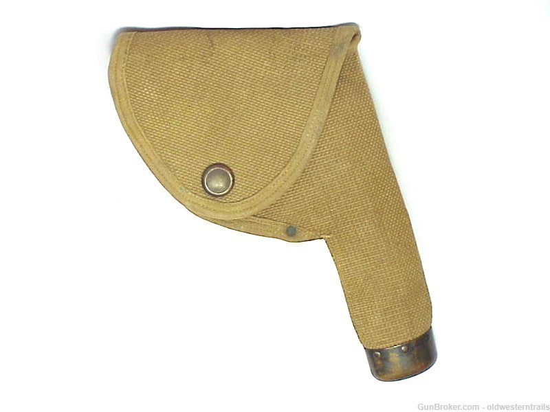 W.W. 1 - Mills .45 Long Colt Revolver Canvas Holster-img-0