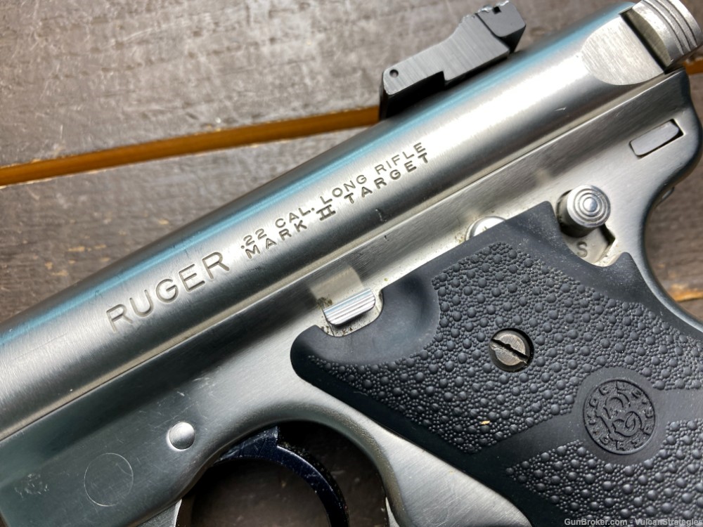 Ruger Mark II Target  Stainless MFG 1991 Good Condition Two Mags -img-7