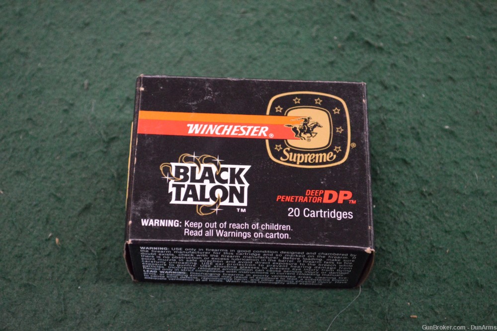 Winchester Black Talon .45 ACP 45 Auto 20rds NOS 230GR SXT S45A 1 Box-img-0