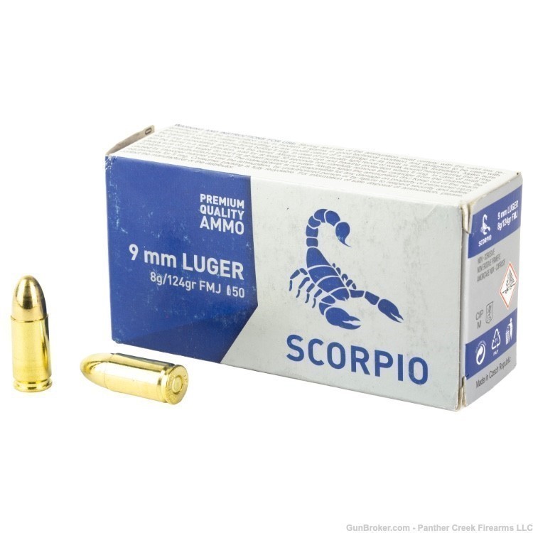 Scorpio / STV Technology 9mm 124gr 1000 Rounds Brass Case-img-2