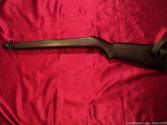ORIGINAL WWII M1 CARBINE "UNISSUED HIGH WOOD" COMPLETE STOCK-img-1