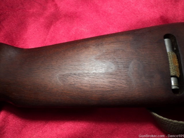 ORIGINAL WWII M1 CARBINE "UNISSUED HIGH WOOD" COMPLETE STOCK-img-10