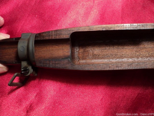 ORIGINAL WWII M1 CARBINE "UNISSUED HIGH WOOD" COMPLETE STOCK-img-15